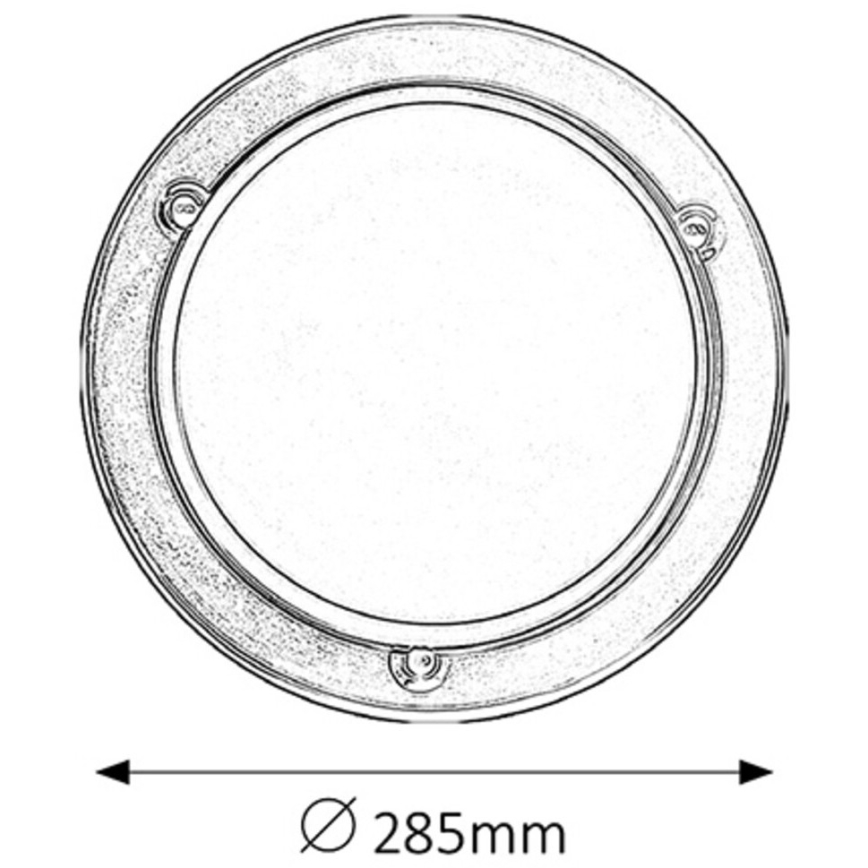 Rabalux - Plafón 1xE27/60W/230V diá. 28,5 cm