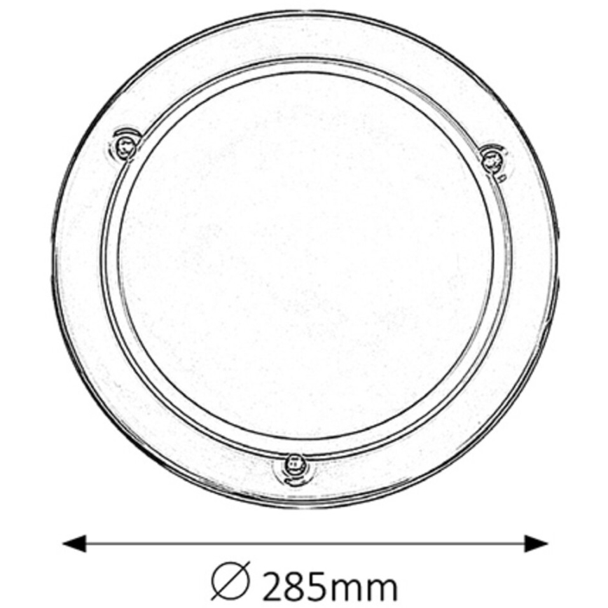 Rabalux - Plafón 1xE27/60W/230V diá. 28,5 cm