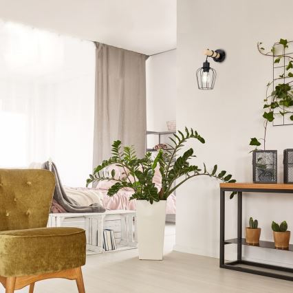 Rabalux - Aplique 1xE27/40W/230V árbol de caucho