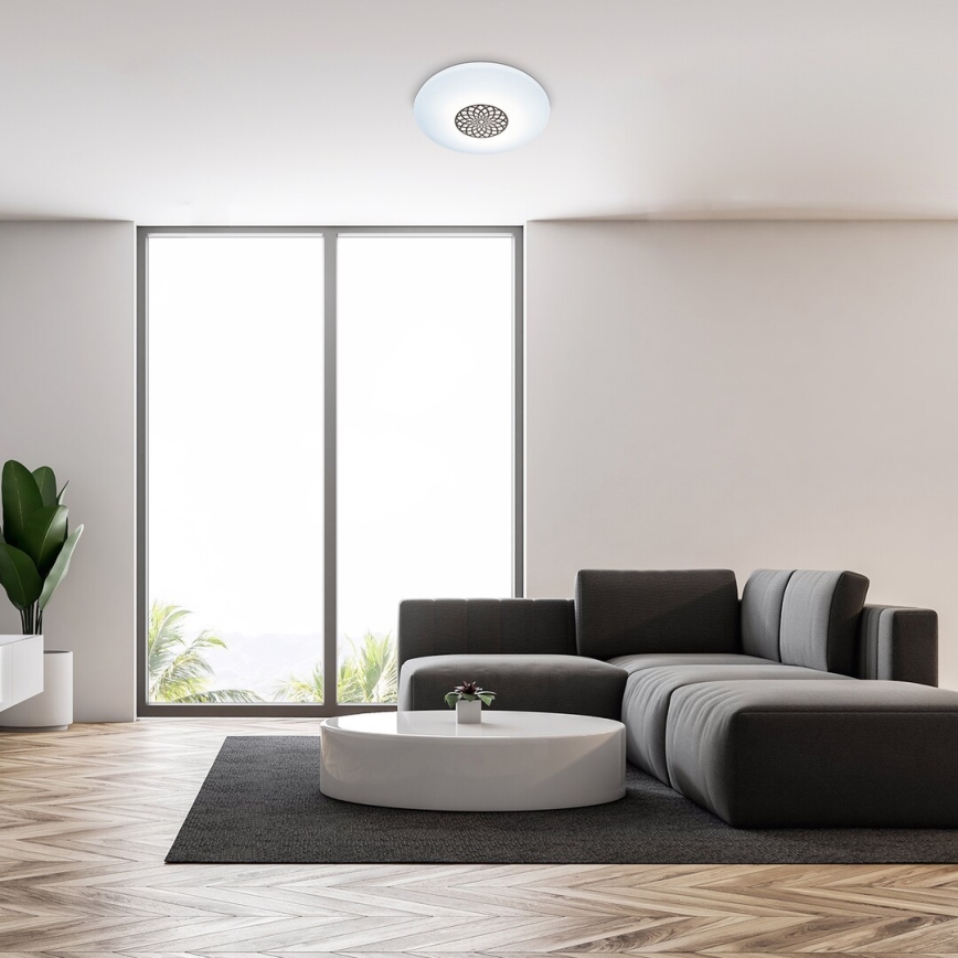 Rabalux - Plafón LED RGB regulable LED/24W/230V 3000-6500K Wi-Fi Tuya diá. 39,5 cm + control remoto