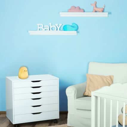 Rabalux - Lámpara infantil LED RGB LED/0,4W 1200 mAh pingüino