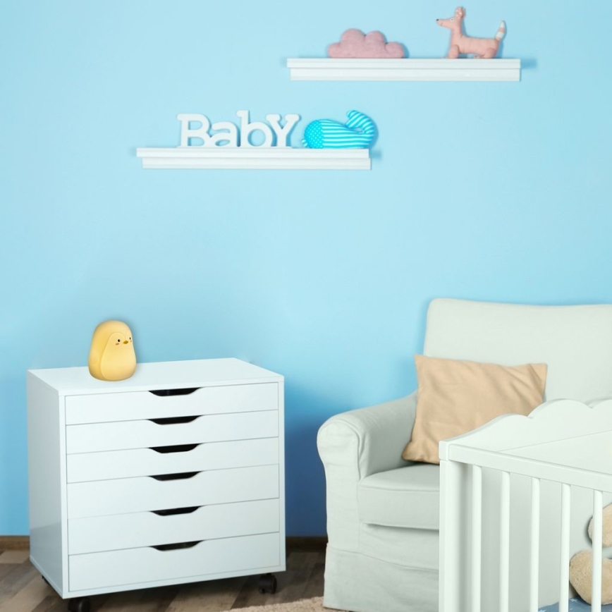 Rabalux - Lámpara infantil LED RGB LED/0,4W 1200 mAh pingüino