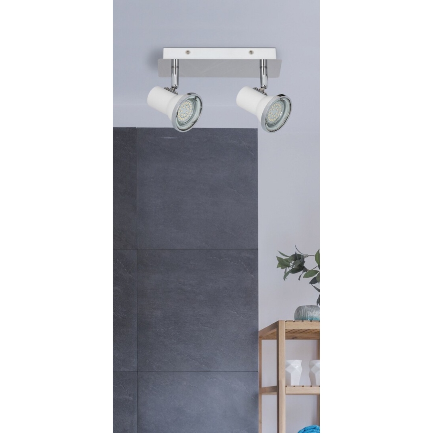 Rabalux - Foco LED para el baño 2xGU10/4,5W/230V IP44