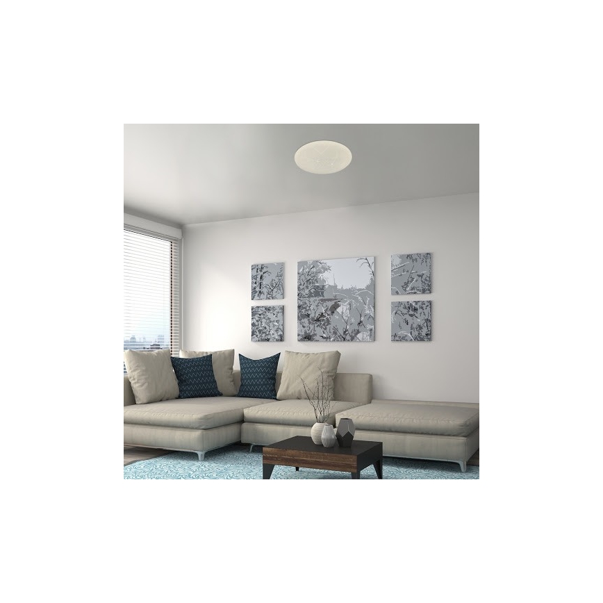 Rabalux - Lámpara de techo LED regulable LED/24W/230V Wi-Fi 3000-6500K + mando a distancia, diámetro 39 cm