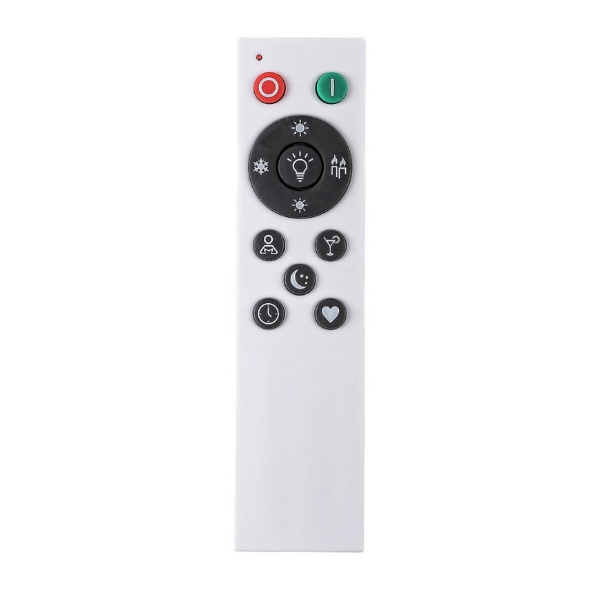 Rabalux - Lámpara de techo LED regulable LED/24W/230V Wi-Fi 3000-6500K + mando a distancia, diámetro 39 cm