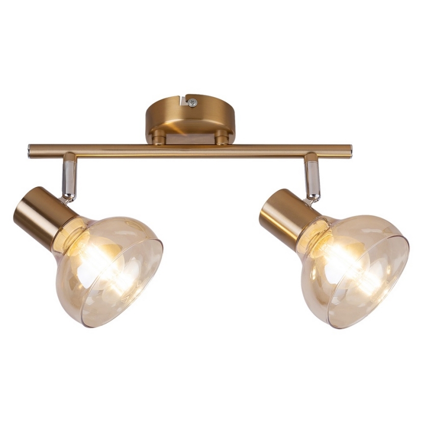 Rabalux 5547 - Foco HOLLY 2xE14/40W/230V dorado
