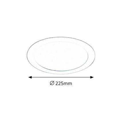 Rabalux - Lámpara empotrada LED LED/18W/230V