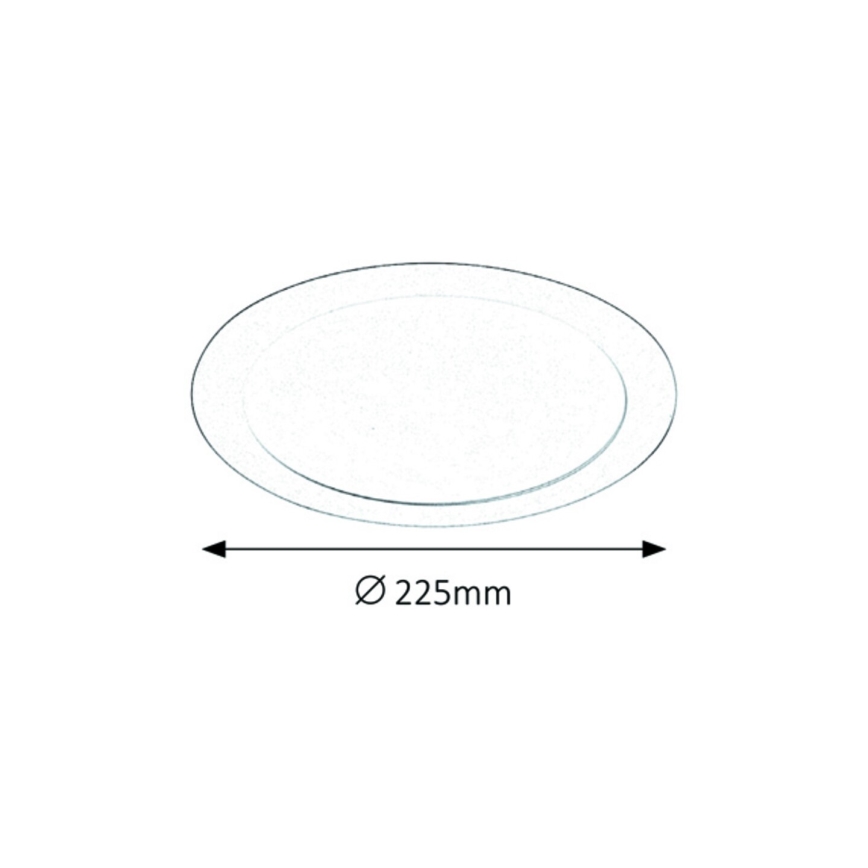 Rabalux - Lámpara empotrada LED LED/18W/230V