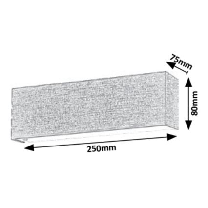 Rabalux - Aplique LED LED/6W/230V