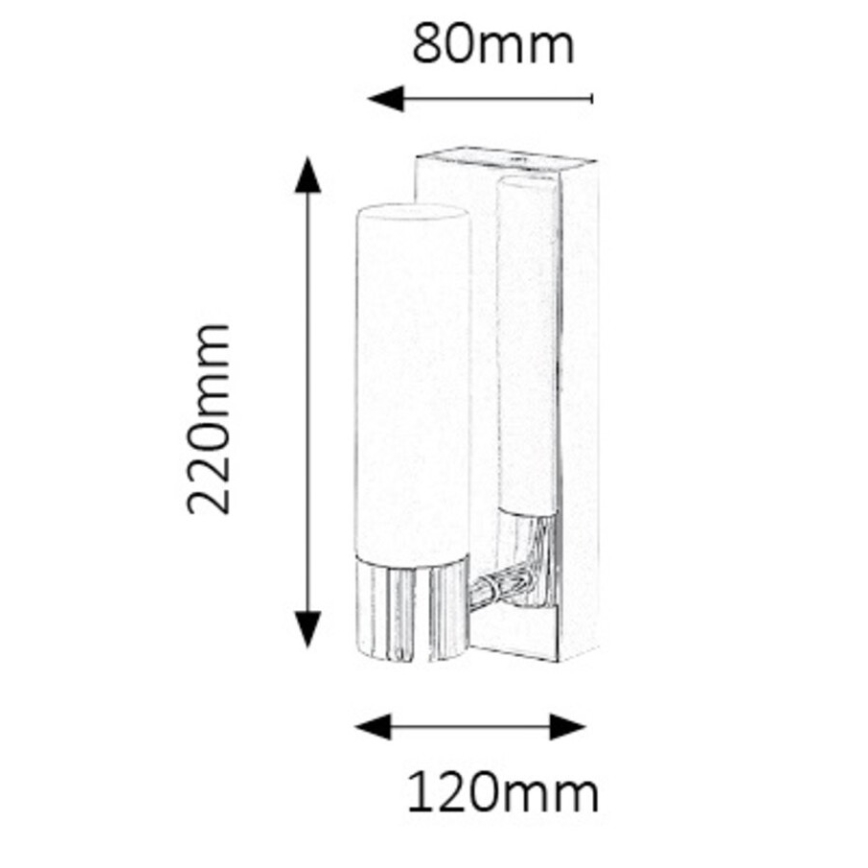 Rabalux 5749 - LED Aplique para el baño JIM 1xLED/5W/230V IP44