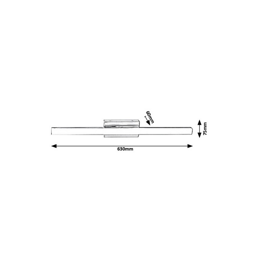 Rabalux - Aplique LED de baño LED/13W/230V IP44