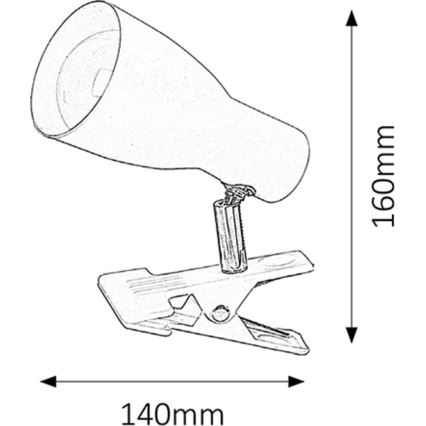 Rabalux - Foco con 1xE27/20W/230V