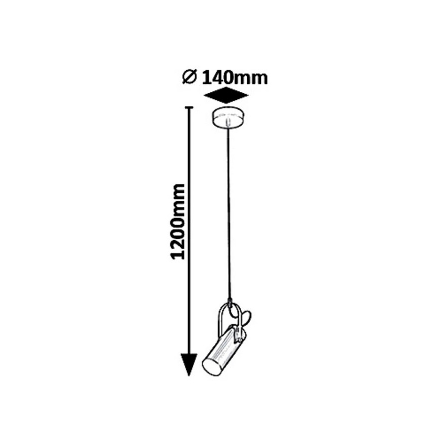 Rabalux 6429 - Lámpara LED colgante RAVEN LED/5W/230V
