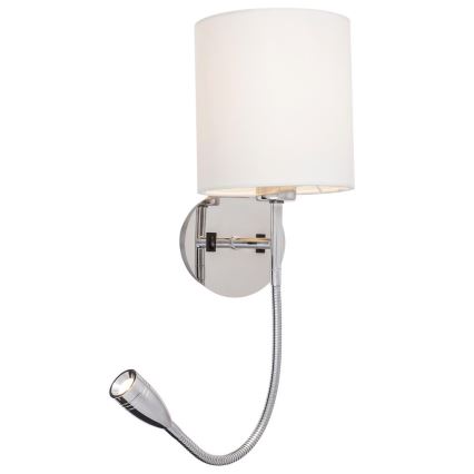 Rabalux - Lámpara de pared LED 1xE27/40W+LED/3W