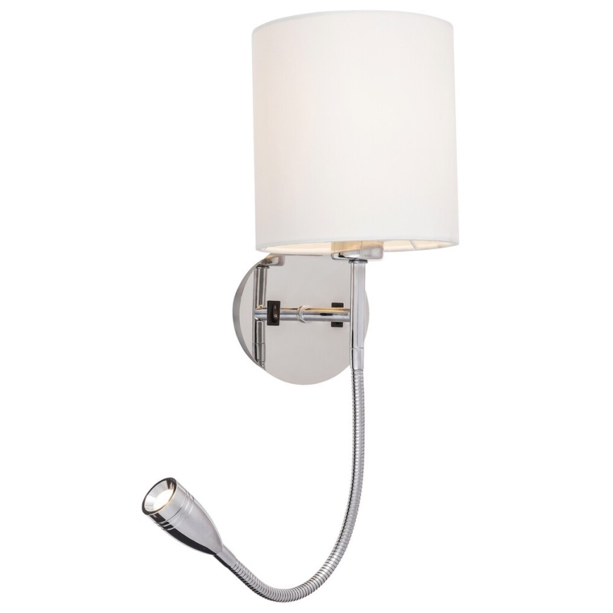 Rabalux - Lámpara de pared LED 1xE27/40W+LED/3W