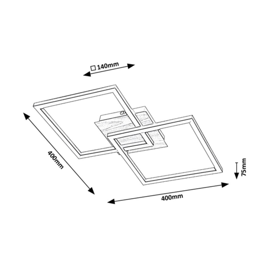 Rabalux - Plafón LED LED/24W/230V