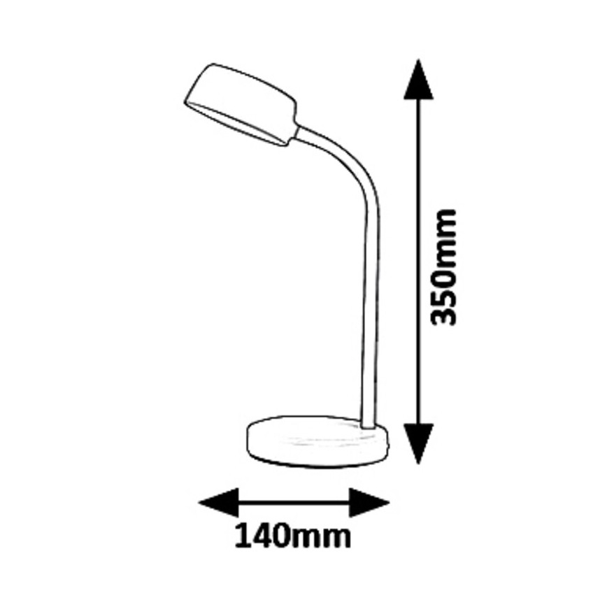 Rabalux 6779 - Lámpara de mesa LED BERRY LED/4,5W/230V