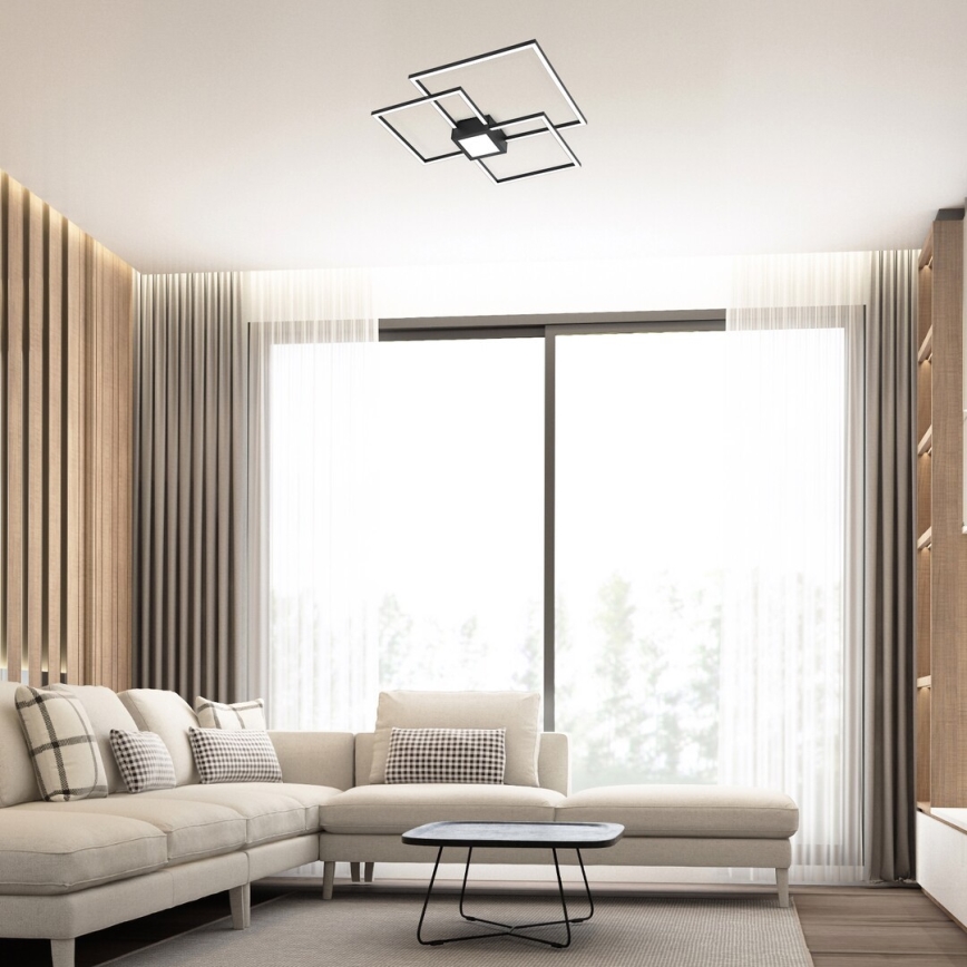 Rabalux - Luminaria de techo LED regulable LED/38W/230V 66x66 cm