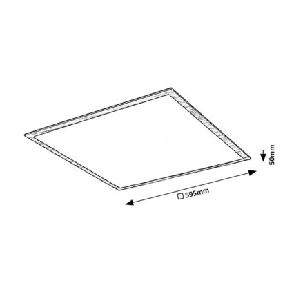 Rabalux - Panel LED fijo LED/40W/230V 4000K