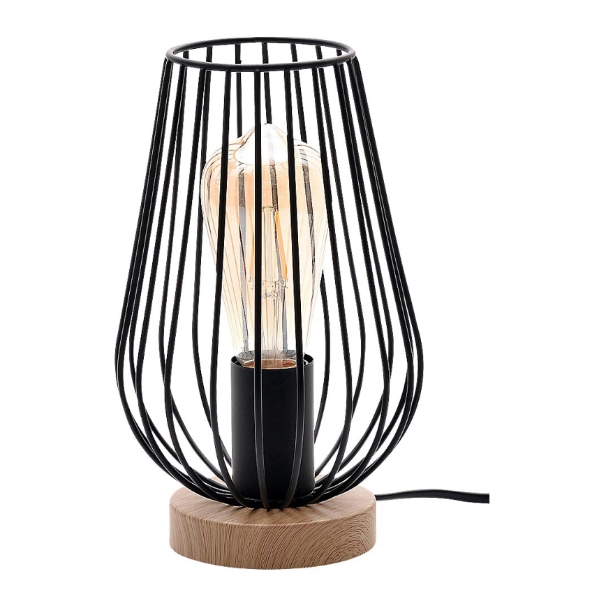 Rabalux - Lámpara de mesa 1xE27/40W/230V negro