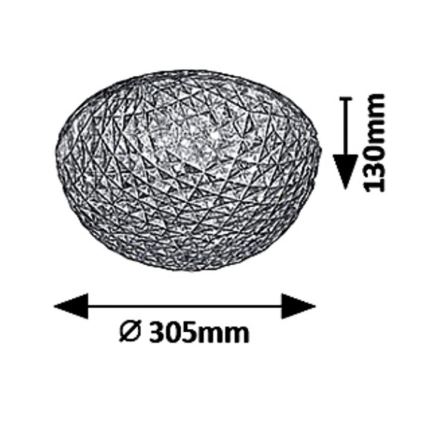 Rabalux - Lámpara de techo LED JILLIAN LED/18W/230V Ø 30,5 cm