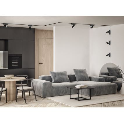 Rabalux - LED Foco para sistema de riel monofásico LED/6W/24V 3000K negro