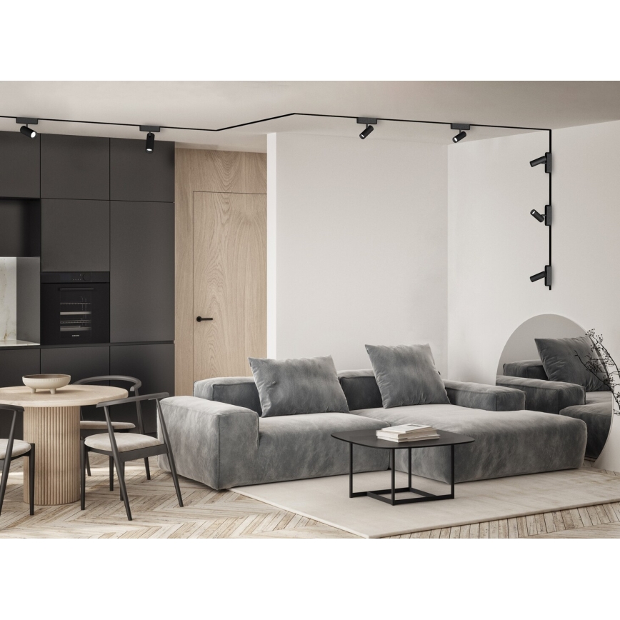 Rabalux - LED Foco para sistema de riel monofásico LED/6W/24V 3000K negro