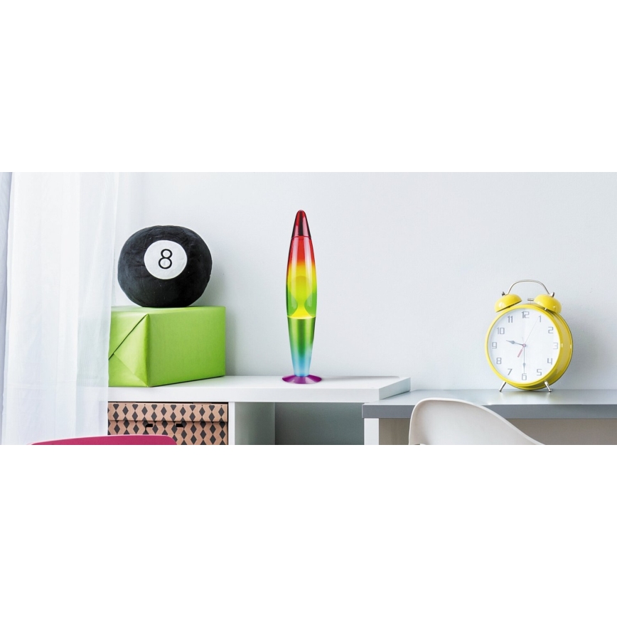 Rabalux 7011 - Lámpara de lava LOLLIPOP G45 1xE14/25W/230V