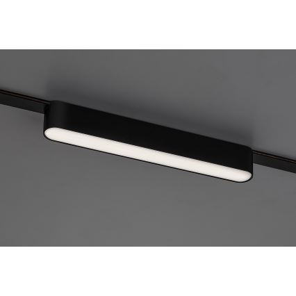 Rabalux - LED Plafón para sistema de raíles monofásico LED/12W/24V 4000K 22 cm negro