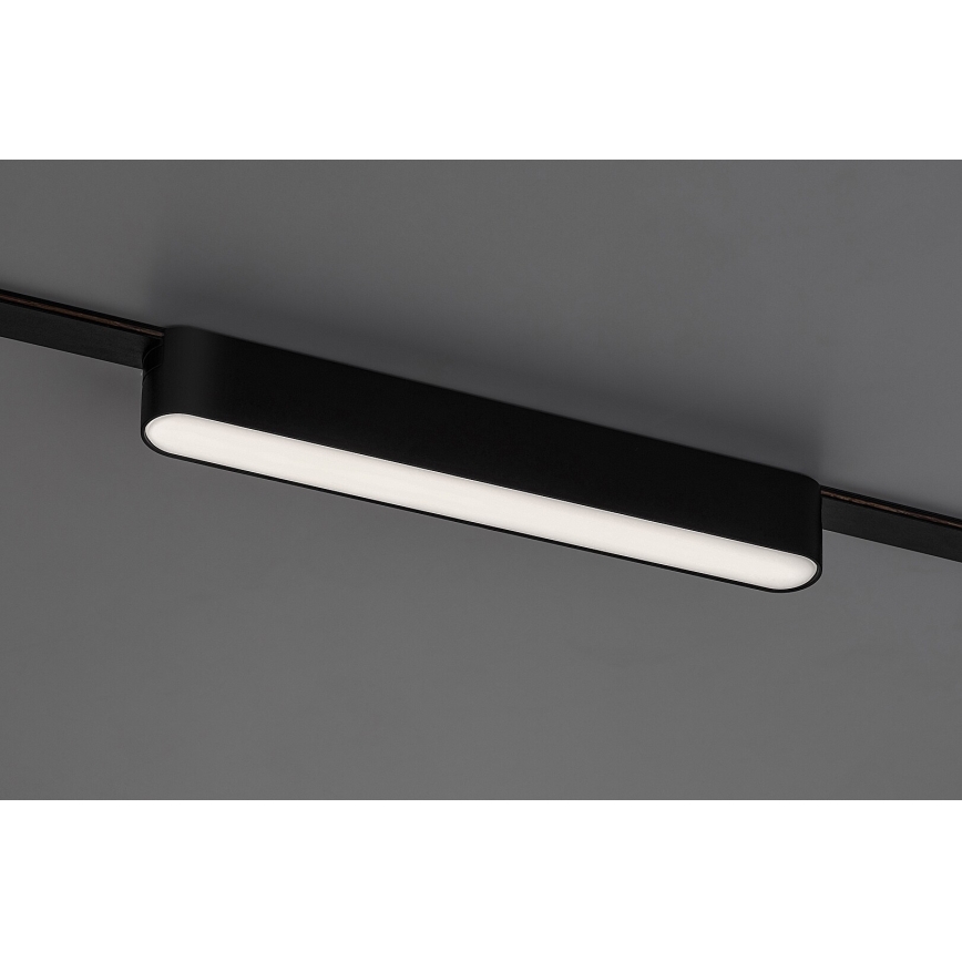 Rabalux - LED Plafón para sistema de raíles monofásico LED/12W/24V 4000K 22 cm negro