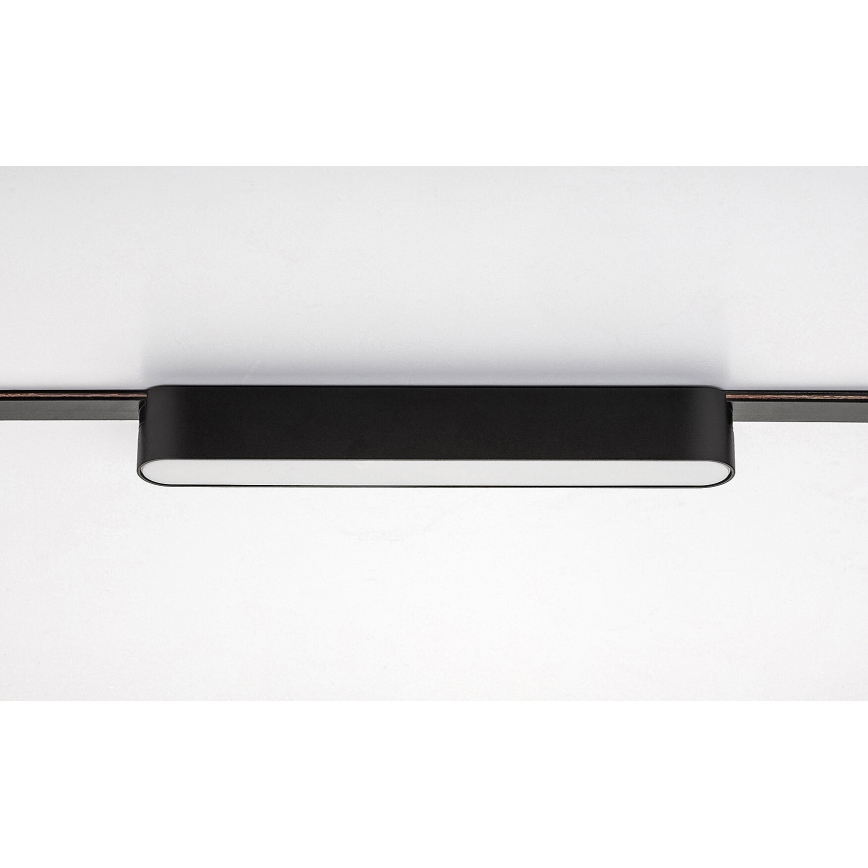 Rabalux - LED Plafón para sistema de raíles monofásico LED/12W/24V 4000K 22 cm negro