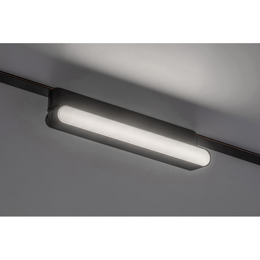Rabalux - LED Plafón para sistema de raíles monofásico LED/12W/24V 4000K 22 cm negro