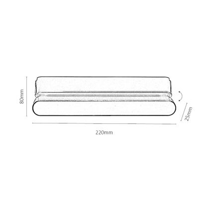 Rabalux - LED Plafón para sistema de raíles monofásico LED/12W/24V 4000K 22 cm negro