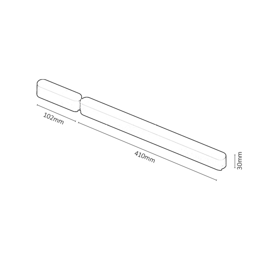Rabalux - Fuente de alimentación para luces en sistema de riel 80W/24V 10,2 + 41 cm negro
