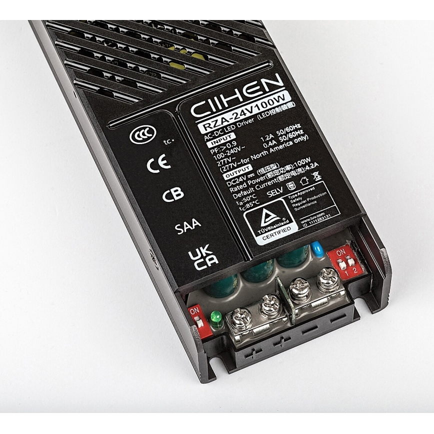 Rabalux - Fuente de alimentación empotrada para luces en sistema de rieles 100W/24V