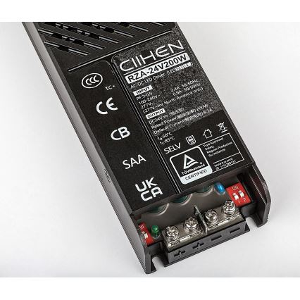 Rabalux - Fuente de alimentación empotrada para luces en sistema de rieles 200W/24V