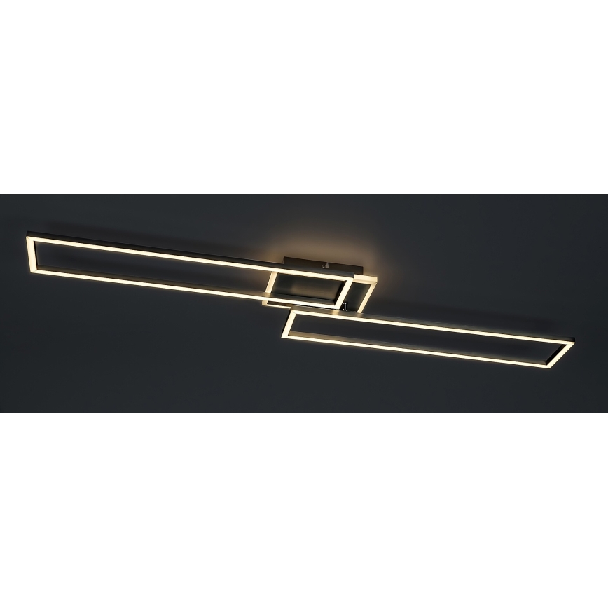 Rabalux - Plafón LED regulable LED/40W/230V 2700-6500K Wi-Fi Tuya cromo mate + control remoto 25x110 cm