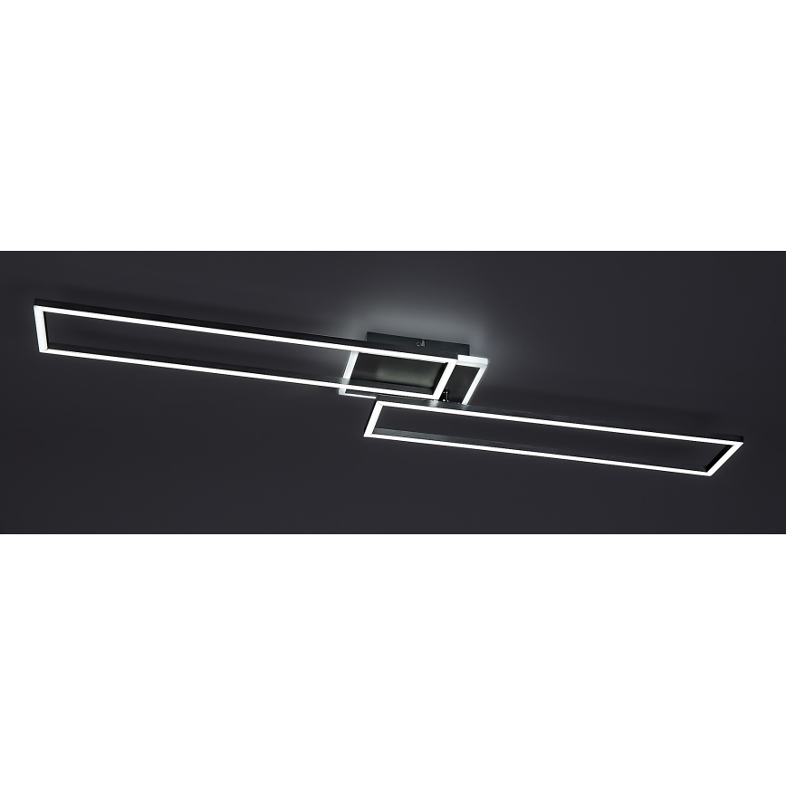 Rabalux - Plafón LED regulable LED/40W/230V 2700-6500K Wi-Fi Tuya cromo mate + control remoto 25x110 cm