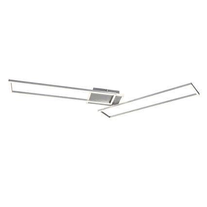 Rabalux - Plafón LED regulable LED/40W/230V 2700-6500K Wi-Fi Tuya cromo mate + control remoto 25x110 cm