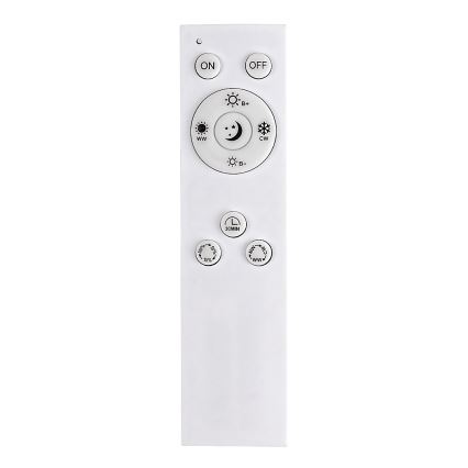 Rabalux - Plafón LED regulable LED/40W/230V 2700-6500K Wi-Fi Tuya cromo mate + control remoto 25x110 cm