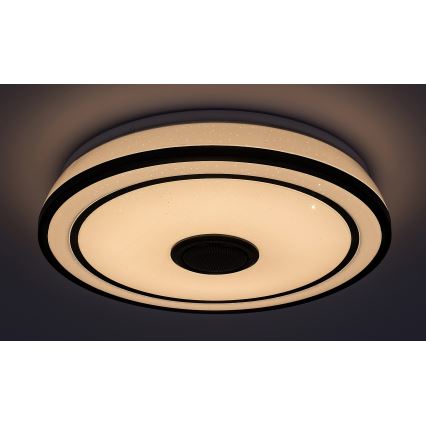 Rabalux - Lámpara de techo LED RGB regulable con altavoz integrado LED/24W/230V 3000-6500K + mando a distancia diámetro 39,5 cm