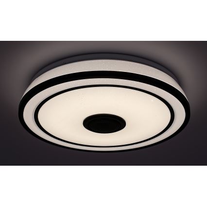 Rabalux - Lámpara de techo LED RGB regulable con altavoz integrado LED/24W/230V 3000-6500K + mando a distancia diámetro 39,5 cm