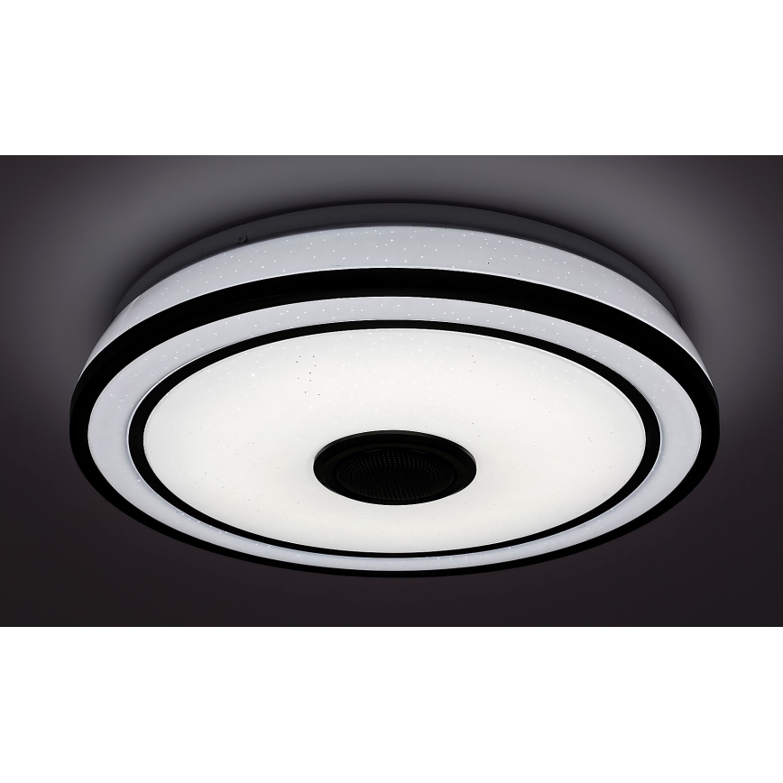 Rabalux - Lámpara de techo LED RGB regulable con altavoz integrado LED/24W/230V 3000-6500K + mando a distancia diámetro 39,5 cm