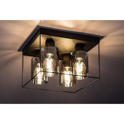Rabalux - Lámpara de techo 4xE27/25W/230V 30x30 cm