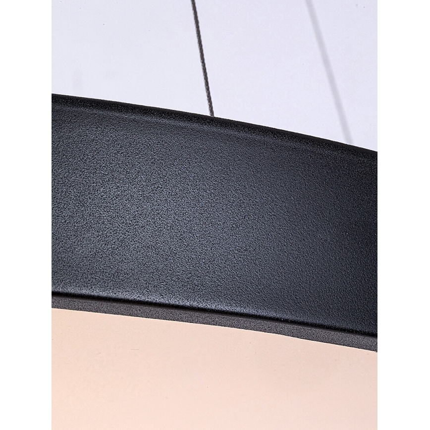 Rabalux - Lámpara de araña LED regulable LED/60W/230V 3000-6000K negro + mando a distancia