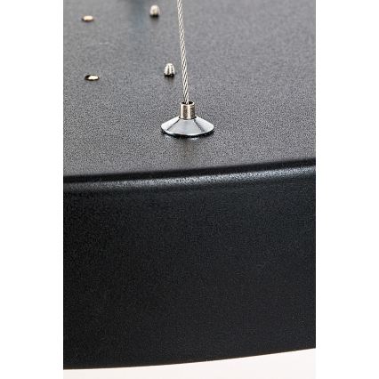 Rabalux - Lámpara de araña LED regulable LED/60W/230V 3000-6000K negro + mando a distancia