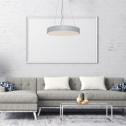 Rabalux - Lámpara de araña LED regulable LED/60W/230V plata 3000-6000K + mando a distancia