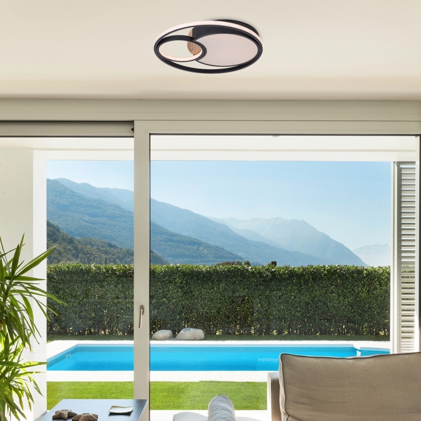 Rabalux - Plafón LED regulable LED/81W/230V 3000K/4000K/6000K + control remoto