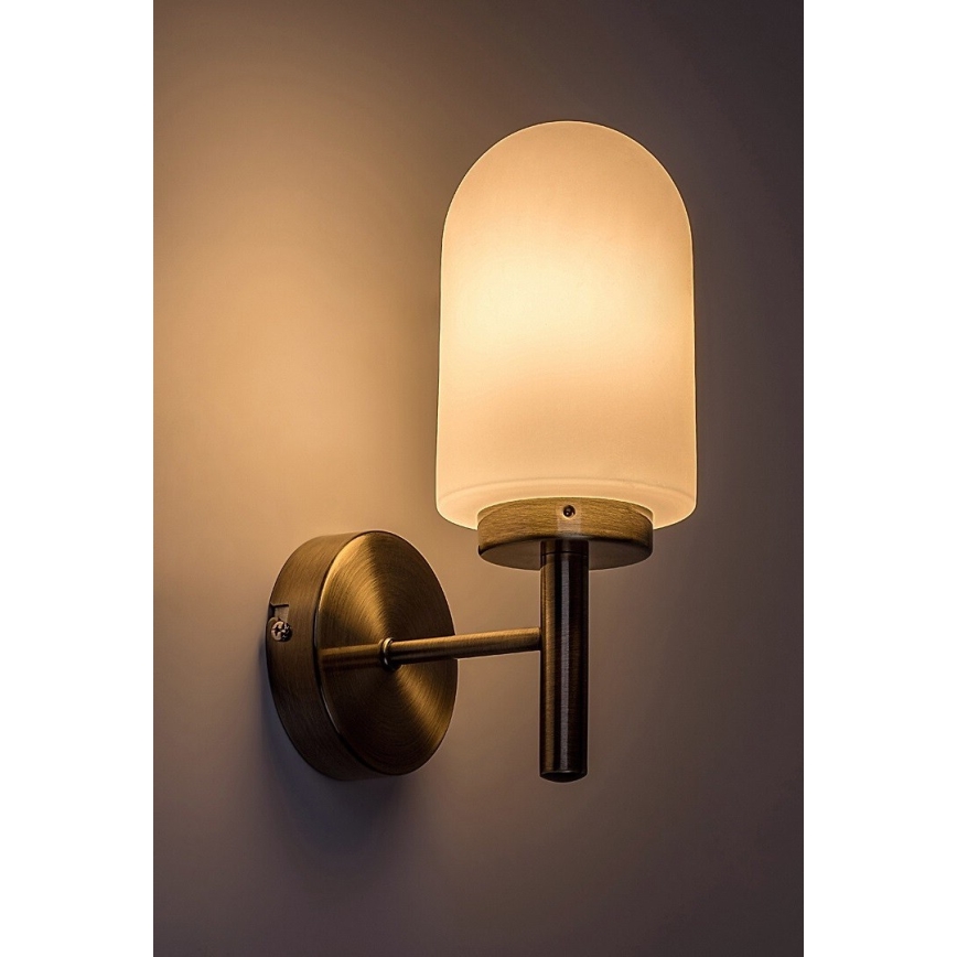 Rabalux - Aplique de baño 1xE14/10W/230V IP44 bronce