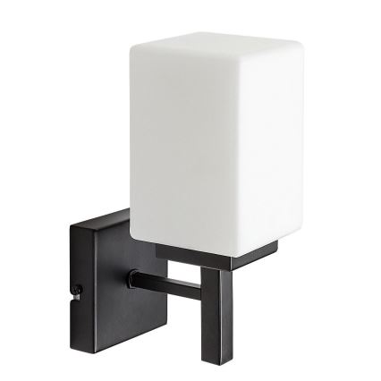 Rabalux - Aplique de baño 1xE14/10W/230V IP44 negro